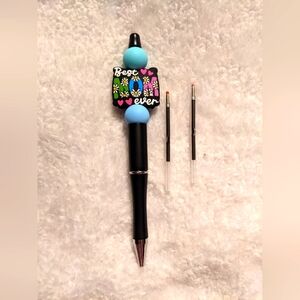 "Best Mom Ever" Beaded Pen